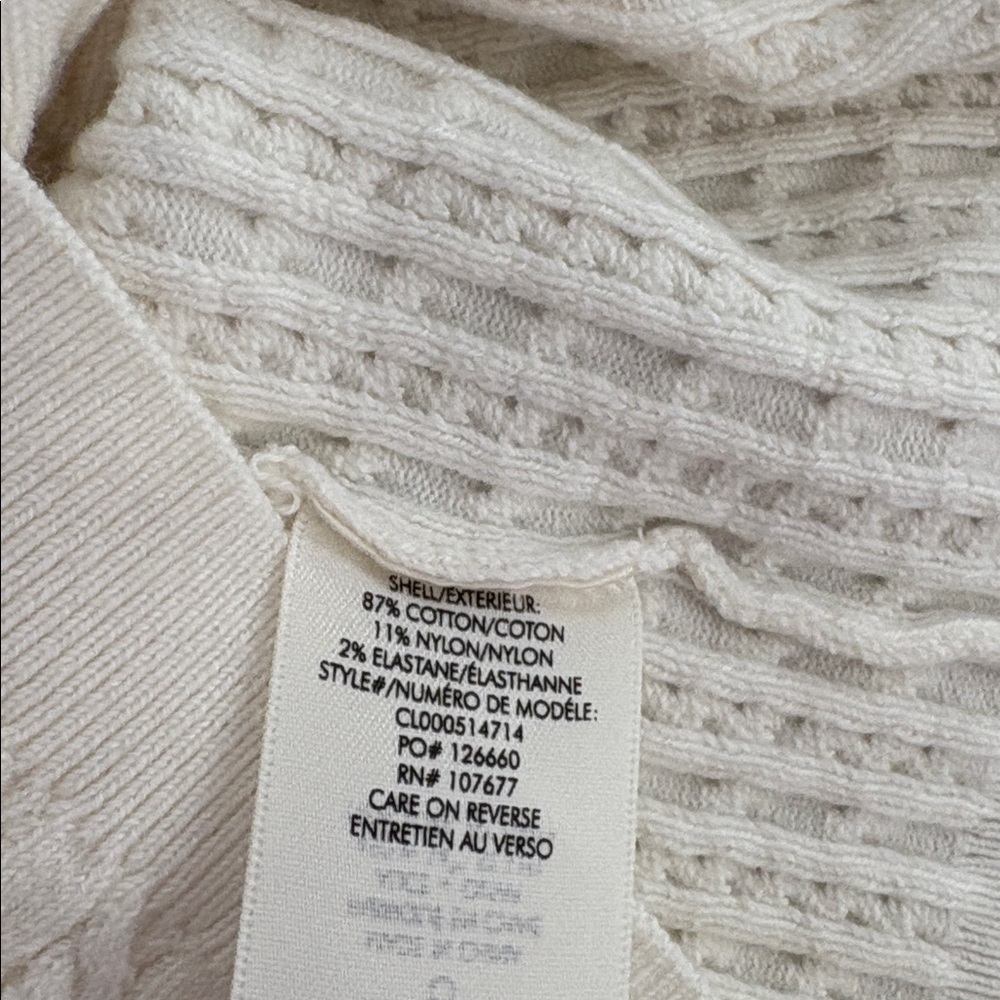 Alice and Olivia $195 Kenna Cable Knit Tank cropped NWT - Picture 10 of 12